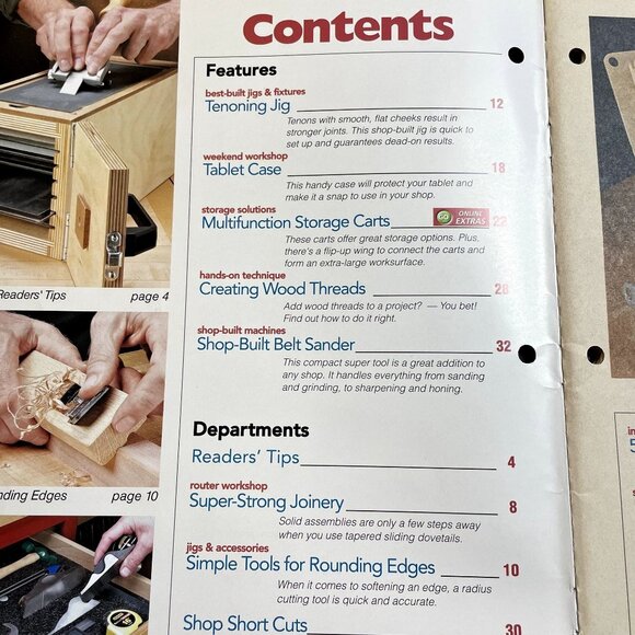 ShopNotes Woodworking Magazine Nov Dec 2012 Issue 126 Vol 21 Illustrated Tips To - Picture 6 of 7